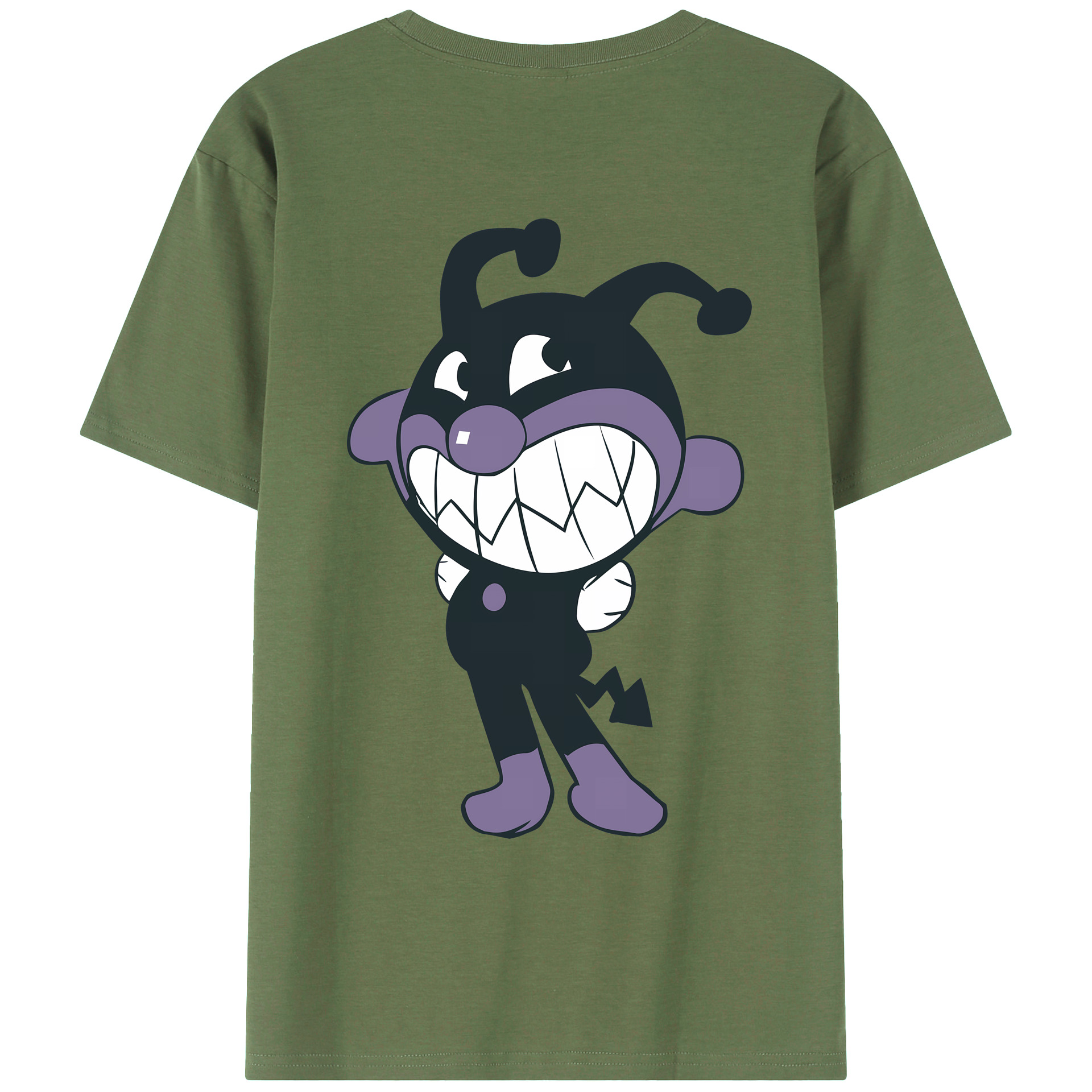 （画像用） アンパンマン Anpanman 綿100％ メンズ半袖Tシャツ（バックプリント） 通気性